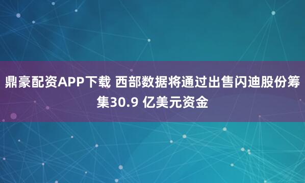 鼎豪配资APP下载 西部数据将通过出售闪迪股份筹集30.9 亿美元资金